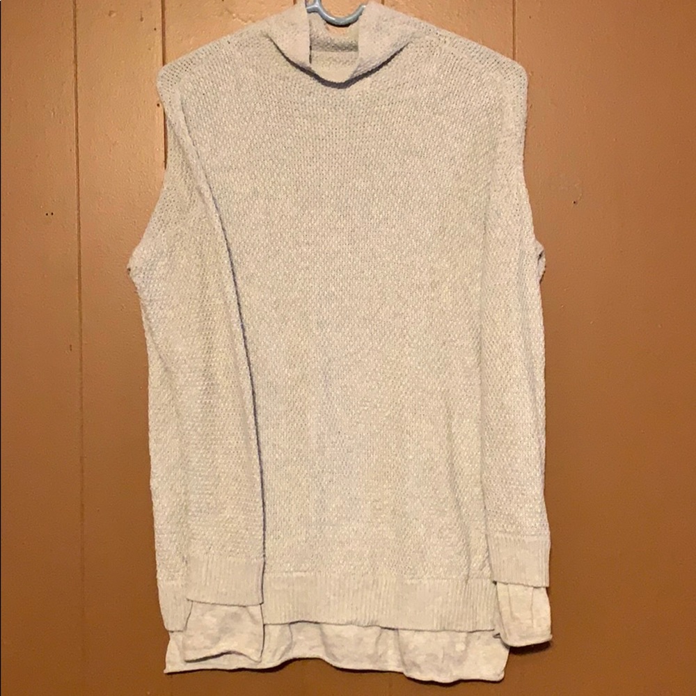 Grey turtle neck sweater